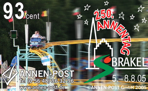 Die 93 Cent-Briefmarke der Annenpost