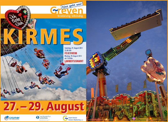 Fotos Bilder Kirmes in Greven 2011