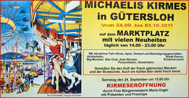 Fotos Bilder Michaeliskirmes in G&uuml;tersloh 2011