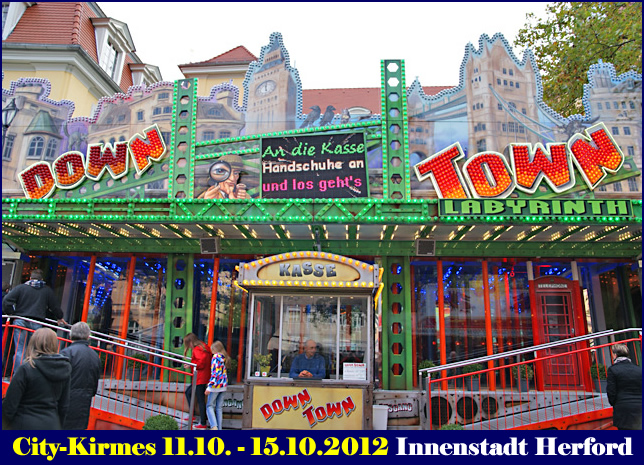 Fotos Bilder von der City-Kirmes in Herford 2012