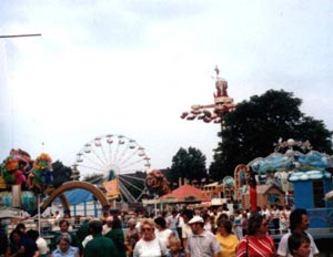 Riesenrad Bruch 25 Meter in Düren 1986