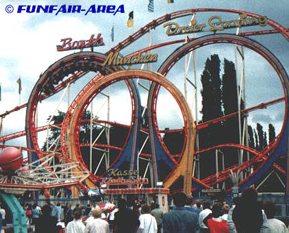 Der Dreier Looping von Barth in Düren 1988