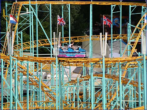 Achterbahn von Schneider in M&uuml;lheim Saarn 2005