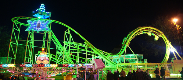 Cobra - Lost kingdom coaster von Agtsch noch nicht thematisiert in Detmold 2012